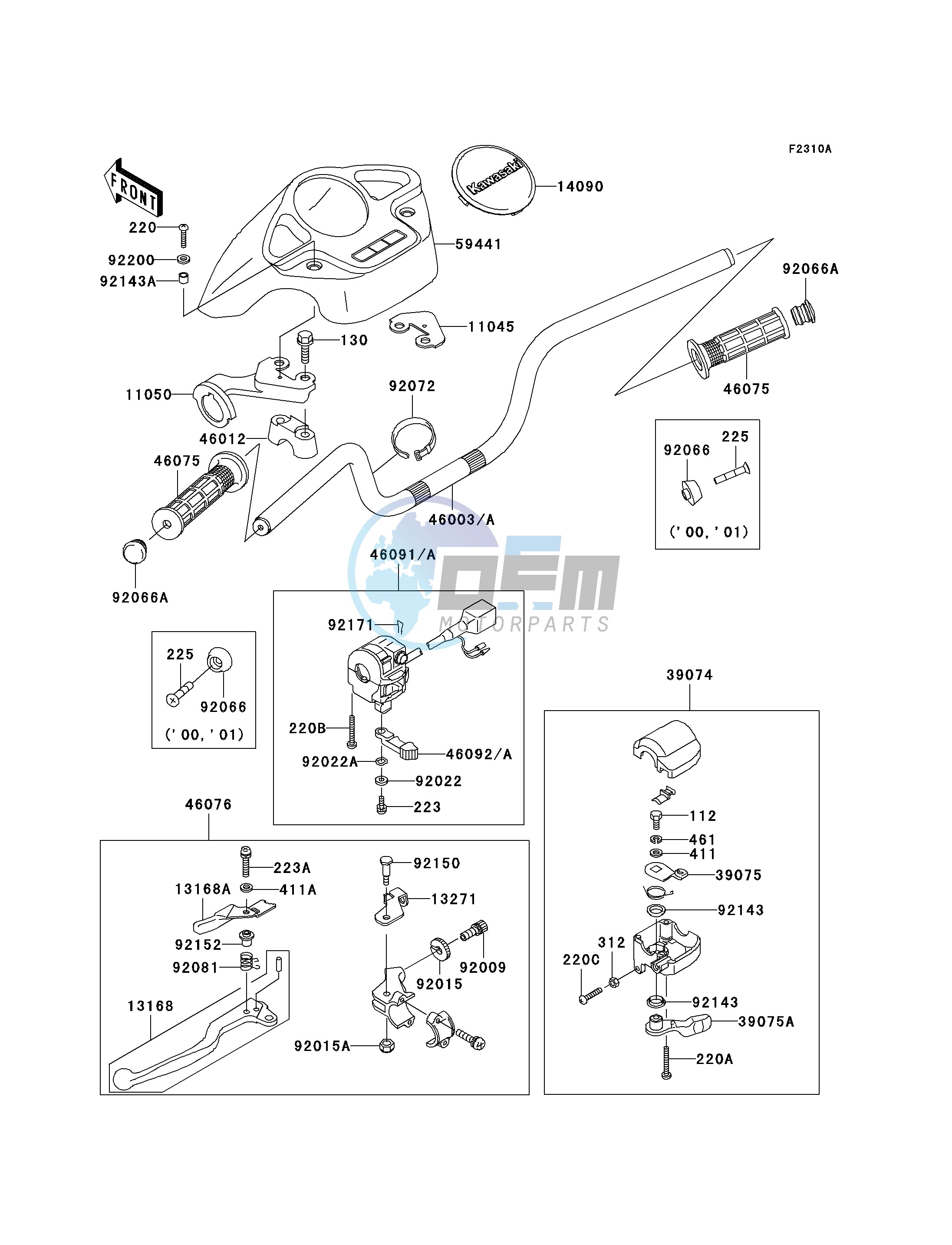 HANDLEBAR -- D2 - D4- -