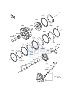 NINJA_ZX-6R_ABS ZX636FFF FR GB XX (EU ME A(FRICA) drawing Clutch