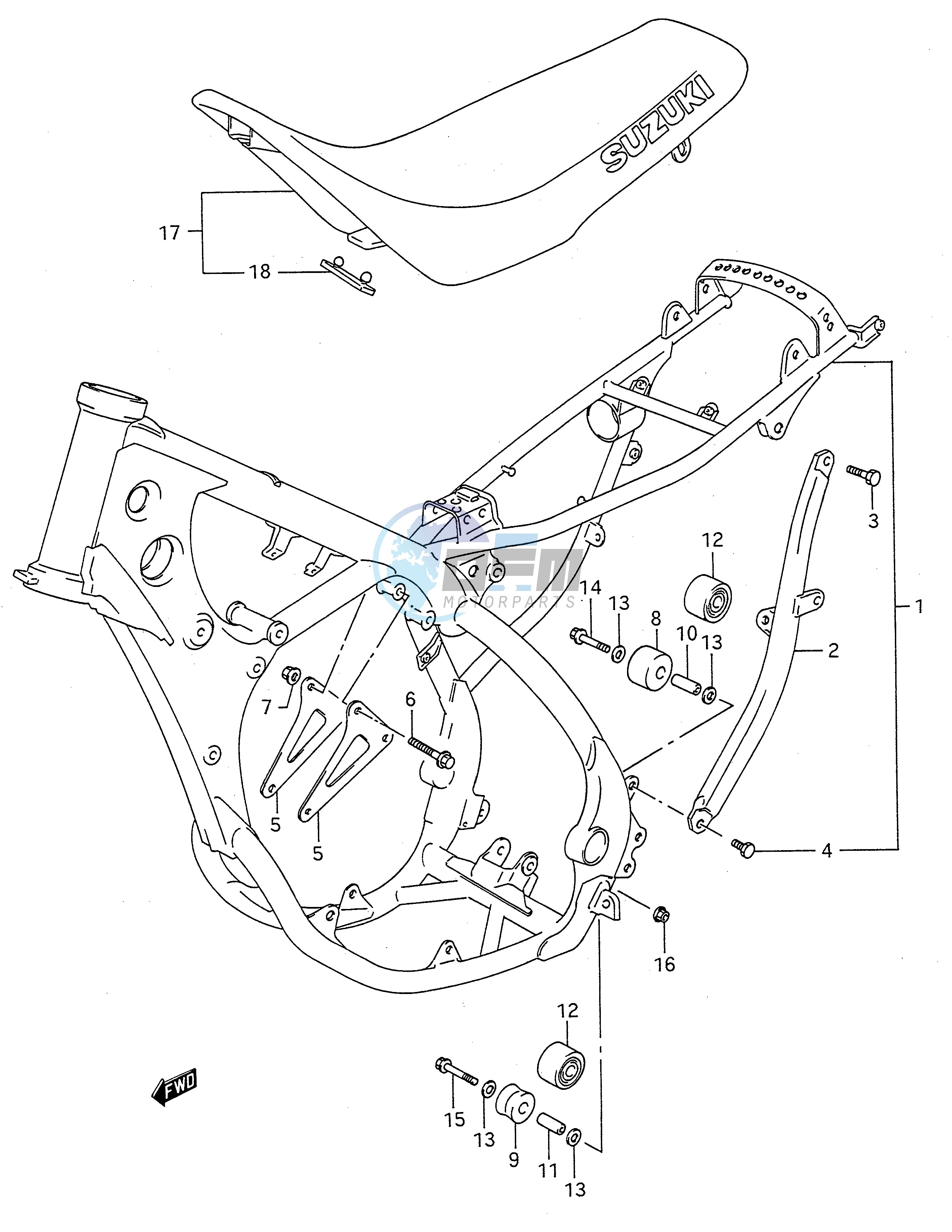 FRAME - SEAT