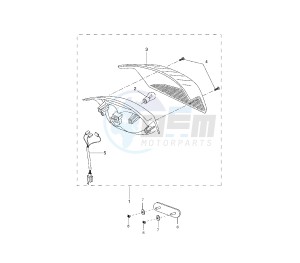 BW'S 50 drawing TAILLIGHT