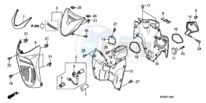 SH300A9 France - (F / ABS CMF) drawing FRONT COVER