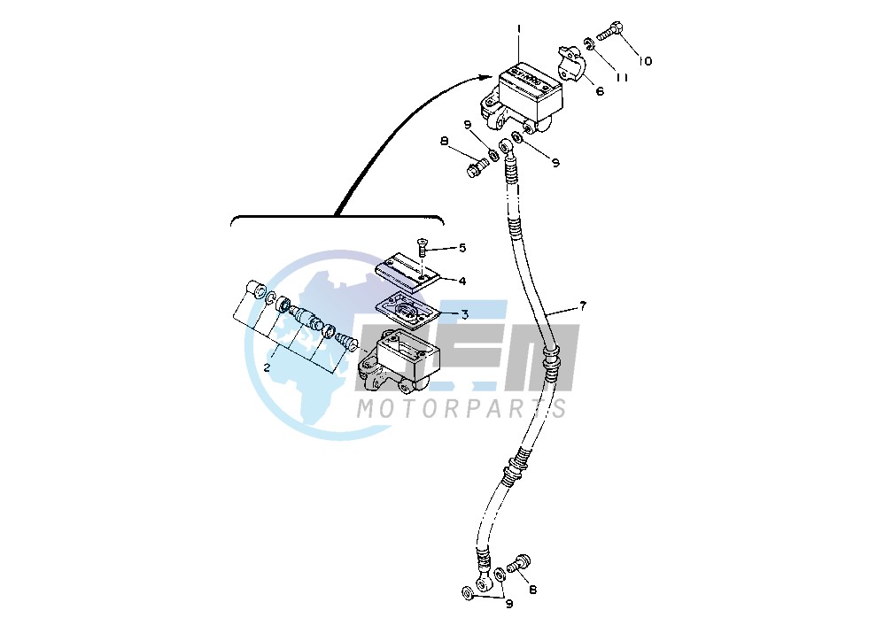 FRONT MASTER CYLINDER