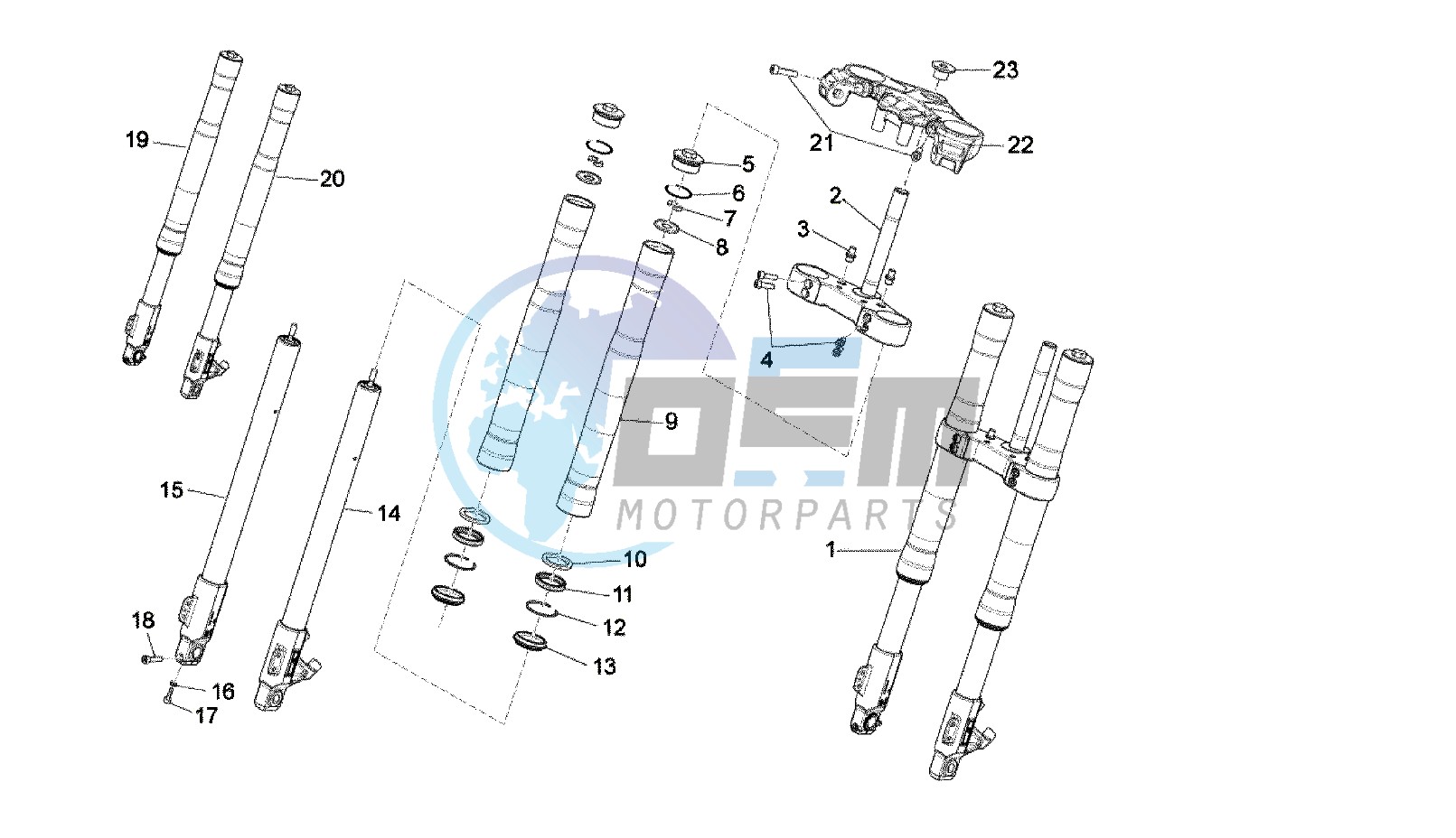 FRONT FORK MING XING