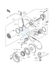 KLF 300 B [BAYOU 300] (B1-B4) [BAYOU 300] drawing STARTER MOTOR-- KLF300-B1- -