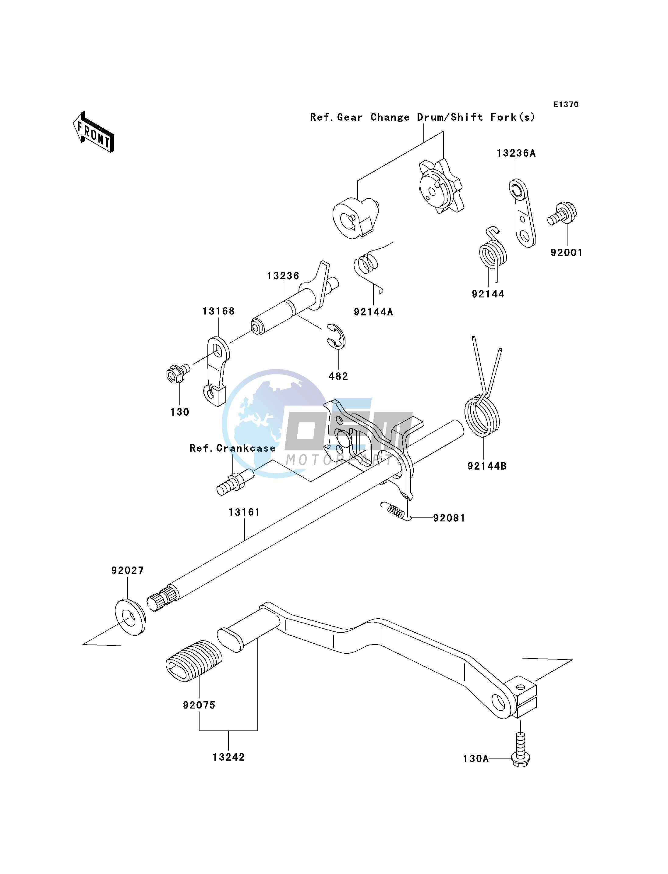 GEAR CHANGE MECHANISM