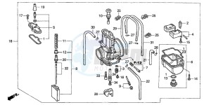 CR250R drawing CARBURETOR (CR250R2,3)