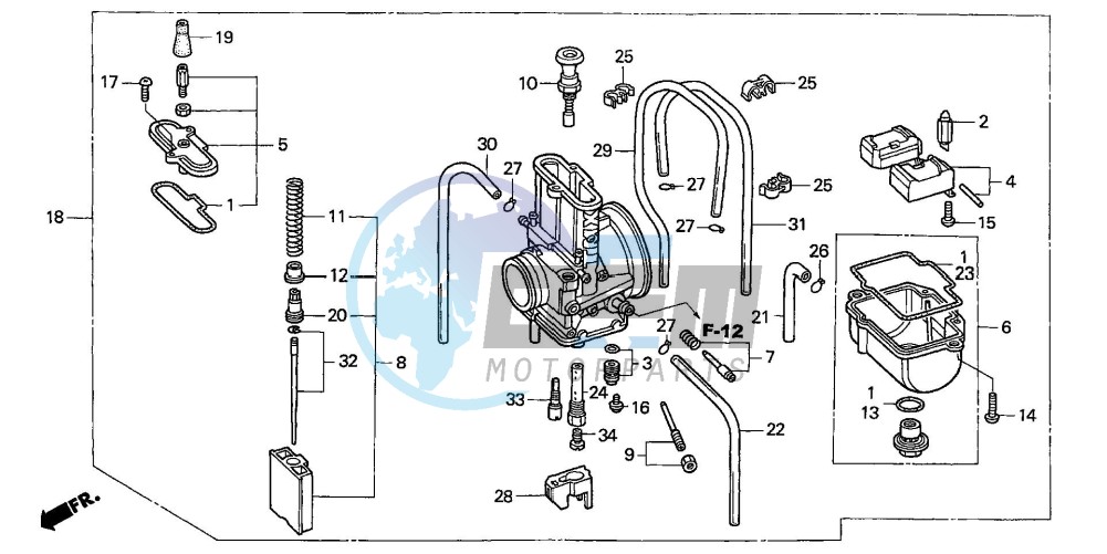 CARBURETOR (CR250R2,3)