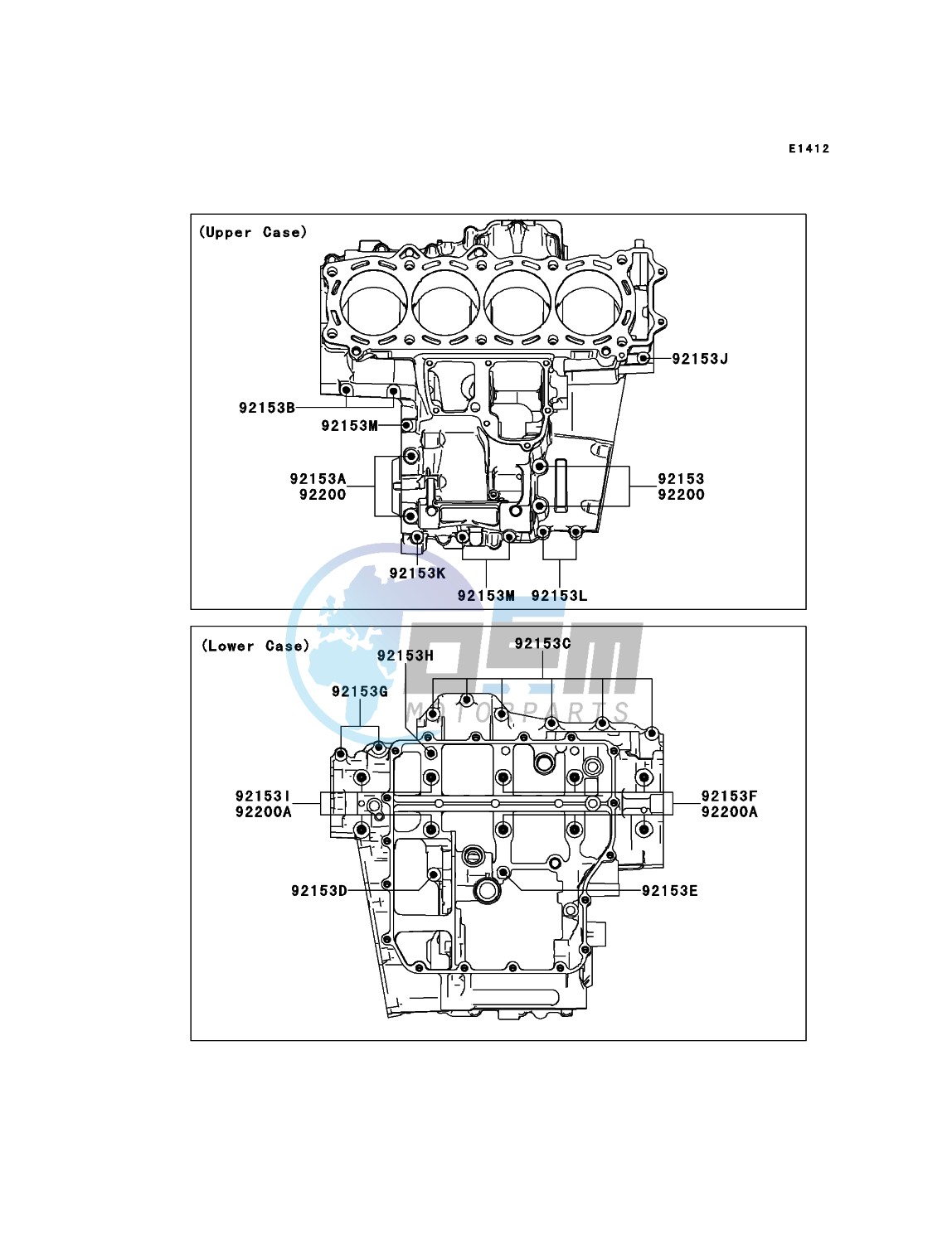 Crankcase Bolt Pattern