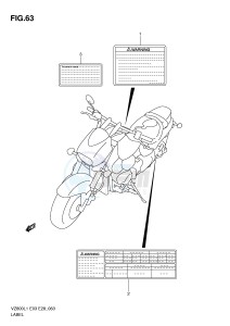 VZ800 (E3-E28) MARAUDER drawing LABEL (VZ800L1 E33)