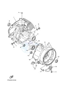 EF4000FW 358 (7P42 7P43) drawing CRANKCASE