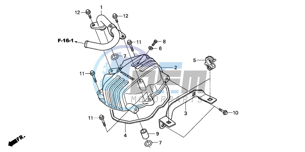 CYLINDER HEAD COVER (XR125L4,5,6)