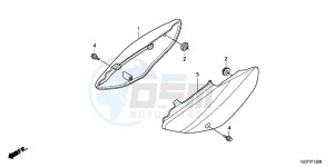 CRF70FC drawing SIDE COVER