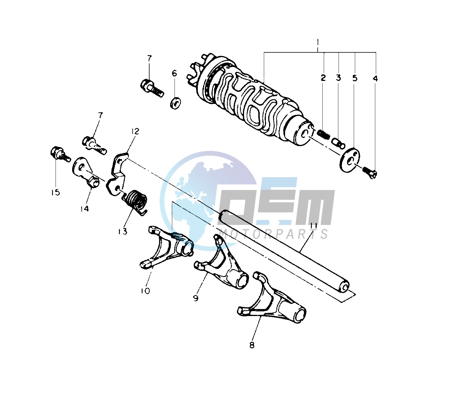 SHIFT CAM AND FORK