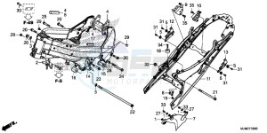 VFR800XF CrossRunner 2ED drawing FRAME BODY