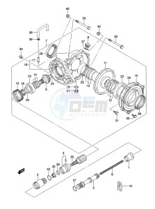 LT-A500XP Z drawing FINAL BEVEL GEAR (REAR)