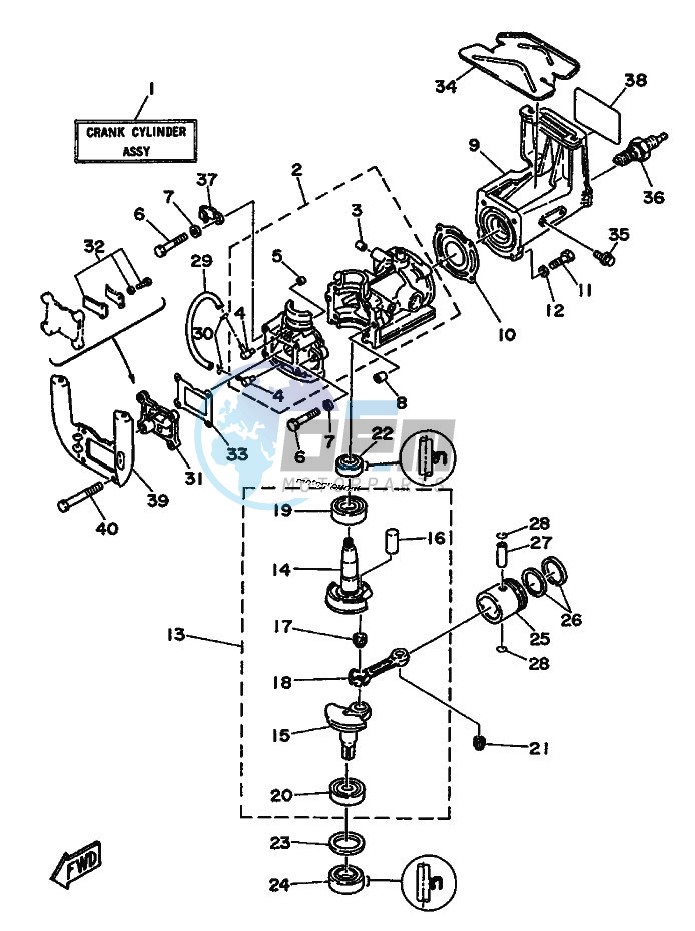 CYLINDER--CRANKCASE