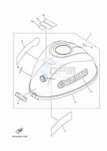 F2-5BMH drawing FAIRING-UPPER