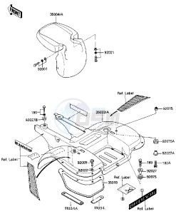 KLT 250 C [PRAIRIE] (C2-C3) [PRAIRIE] drawing FENDERS -- 84-85 C2_C3- -