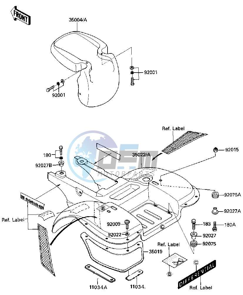 FENDERS -- 84-85 C2_C3- -