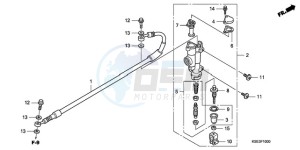 CRF150R9 Europe Direct - (ED) drawing RR. BRAKE MASTER CYLINDER