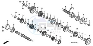 CB600F39 Australia - (U / ST) drawing TRANSMISSION