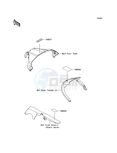 NINJA_ZX-10R_ABS ZX1000KDF FR XX (EU ME A(FRICA) drawing Labels