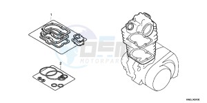 TRX500FPAC drawing GASKET KIT A