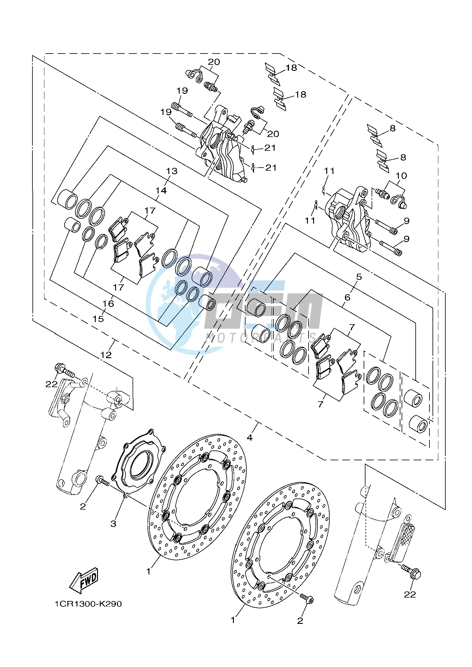 FRONT BRAKE CALIPER