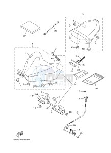 MT07 700 (1WS6 1WS8) drawing SEAT