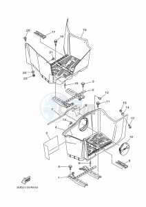 YFM700FWAD GRIZZLY 700 EPS (BLTH) drawing STAND & FOOTREST