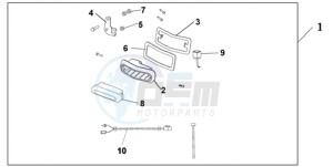 NT700VAA Europe Direct - (ED / ABS) drawing REAR FOG LIGHT SET