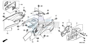 TRX680FAE TRX680 Europe Direct - (ED) drawing BODY COVER