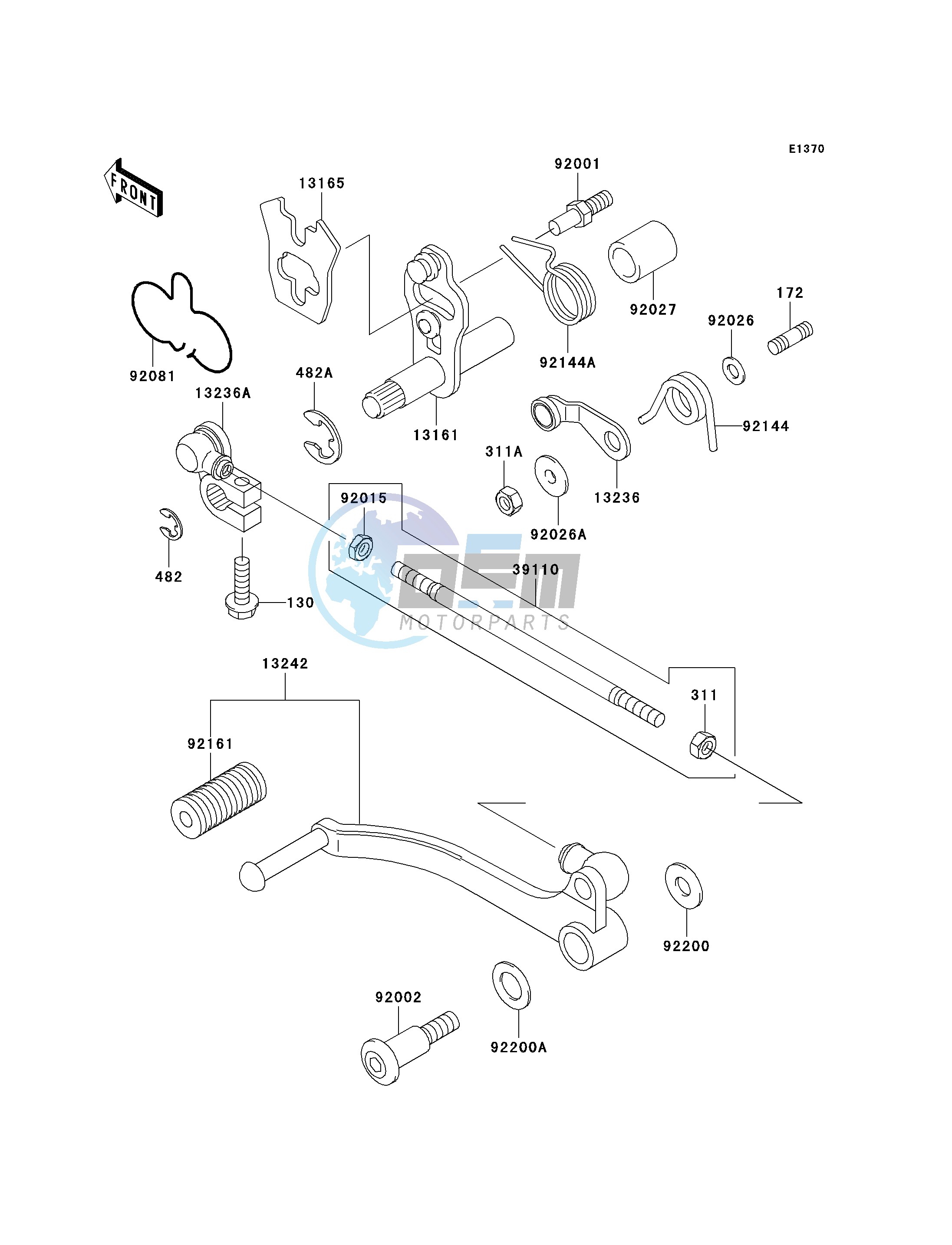 GEAR CHANGE MECHANISM