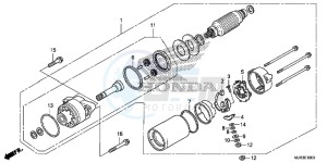 GL1800CF F6C ED drawing STARTER MOTOR