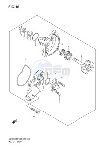 VZ1500 (E3-E28) drawing WATER PUMP