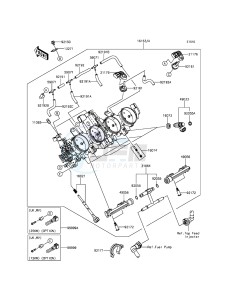 NINJA_ZX-6R ZX600REF FR GB XX (EU ME A(FRICA) drawing Throttle