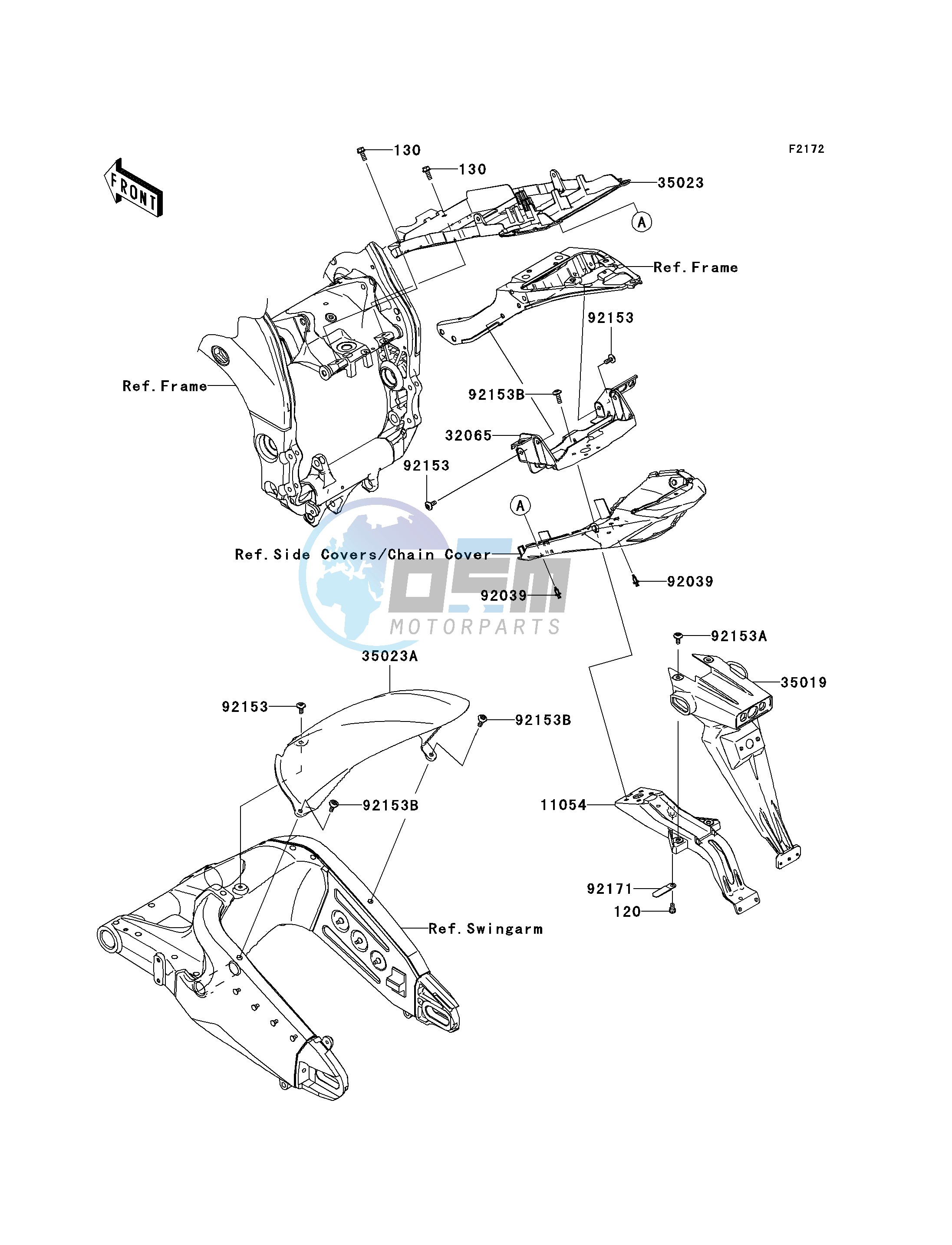 REAR FENDER-- S- -