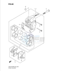 GSX-R1000 drawing FRONT CALIPER