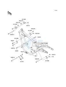 BN 125 A [ELIMINATOR 125] (A6F-A9F) A6F drawing ENGINE MOUNT