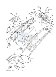 XT1200Z (2BS1 2BS2) drawing FENDER