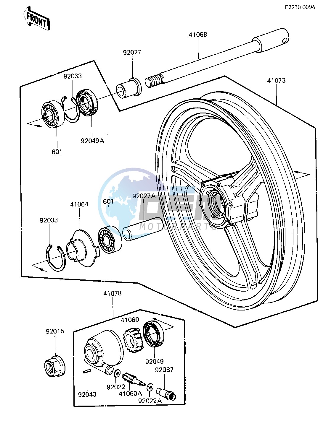 FRONT WHEEL_HUB