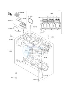 JT 1100 A [1100 STX] (A1) [1100 STX] drawing CRANKCASE