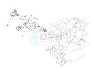 fly 50 4t 2v drawing Crankshaft