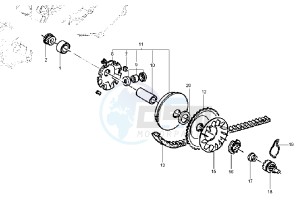 ICE 50 drawing Driving pulley