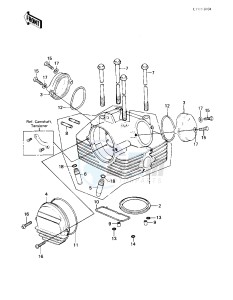 KLT 250 A [KLT250] (A2) [KLT250] drawing CYLINDER HEAD_COVERS -- 83 A2- -