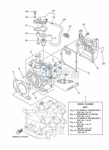 F2-5AMHL drawing CYLINDER--CRANKCASE-1