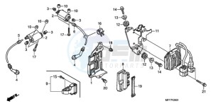 XL700V9 UK - (E / MKH) drawing IGNITION COIL