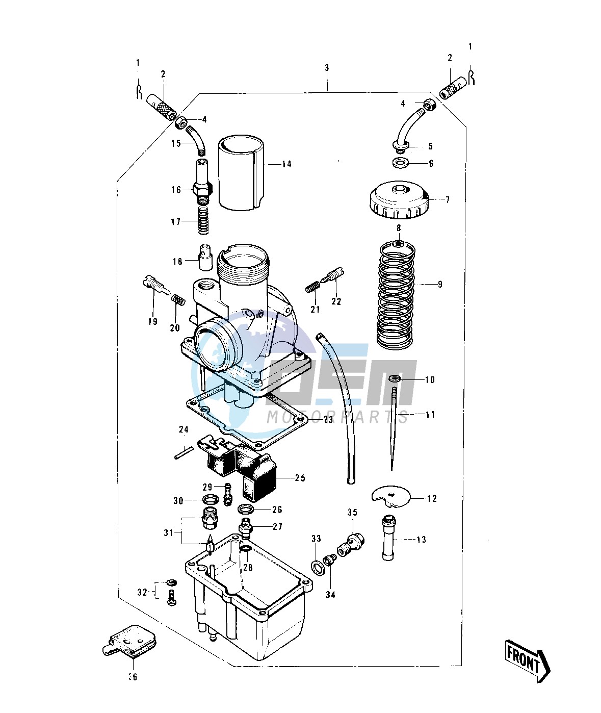 CARBURETOR -- KE125-A3_A4_A5- -