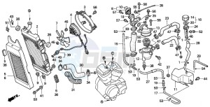 VT600CD drawing RADIATOR