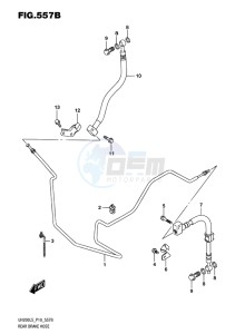 UH200 BURGMAN EU drawing REAR BRAKE HOSE